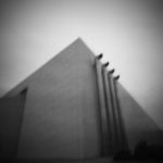 CWCH #5 pinhole camera print developed during show by Pierre Metzinger